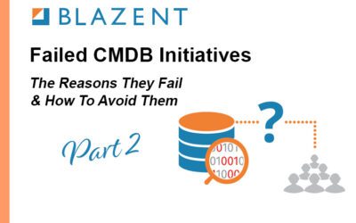 Why CMDB’s Fail – Part 2